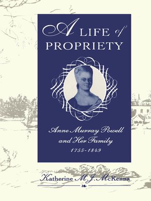 cover image of Life of Propriety